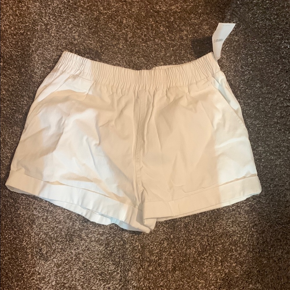 Women's White Shorts